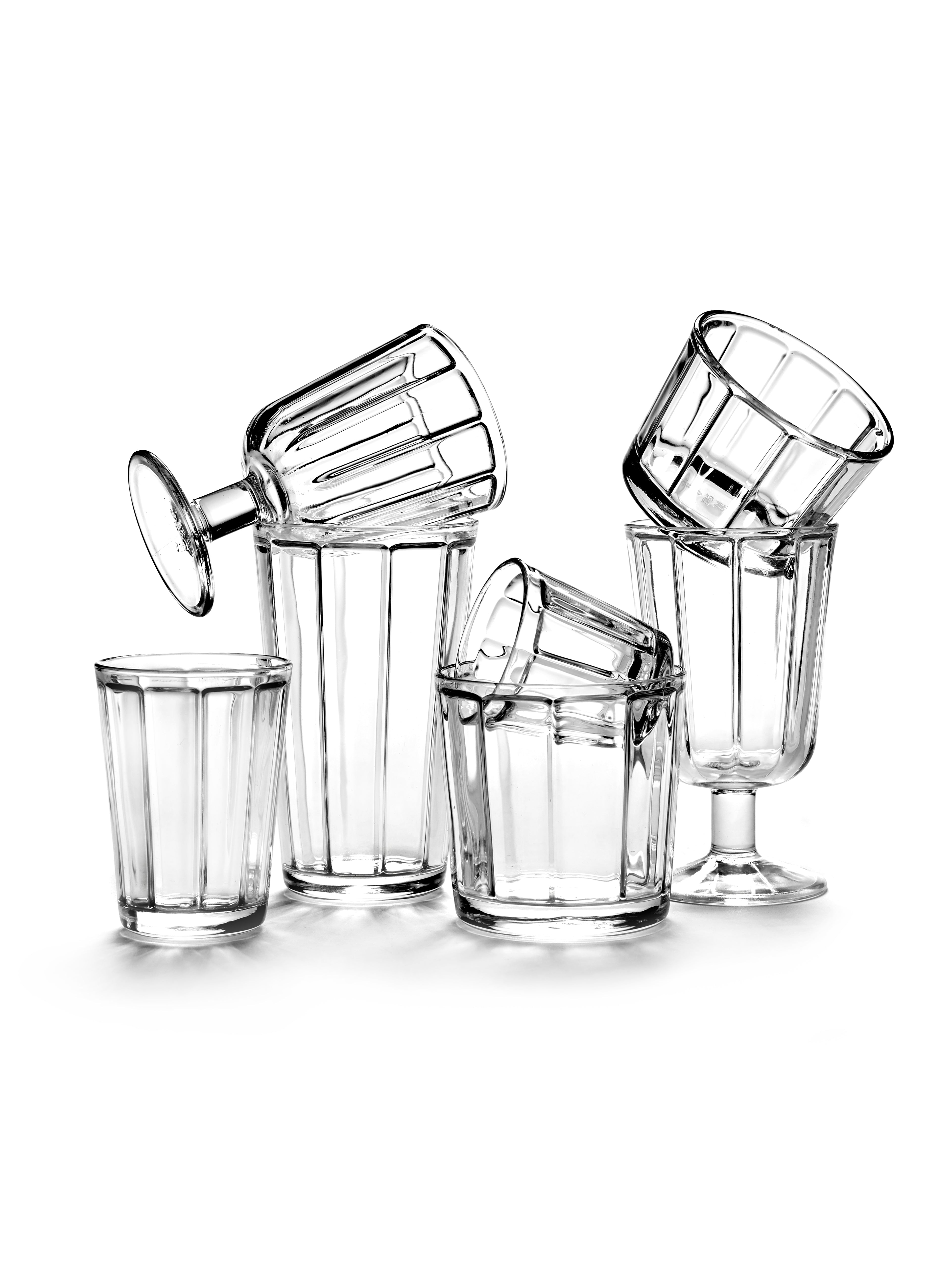 Surface lille glas - H: 9 cm.